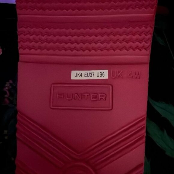 Hunter Women's Original Lightweight Moulded Slide Sandals, Pink Size 6 NEW - Picture 9 of 10